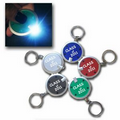 Premium Round LED Keychain